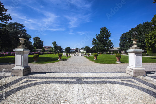 Visita Villa Litta a Lainate in provincia di Milano in Italia.  photo