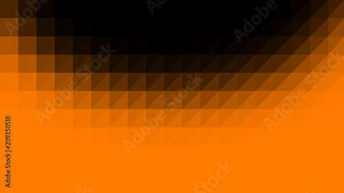 Orange Black Low Poly Vector Background