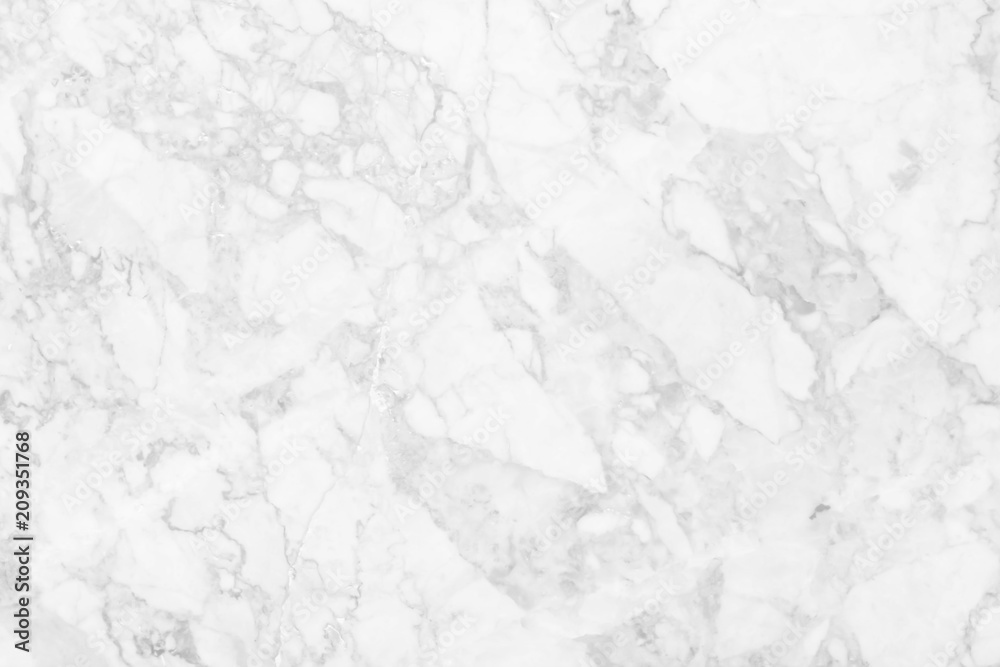 Obraz premium Abstract white marble background with natural motifs.