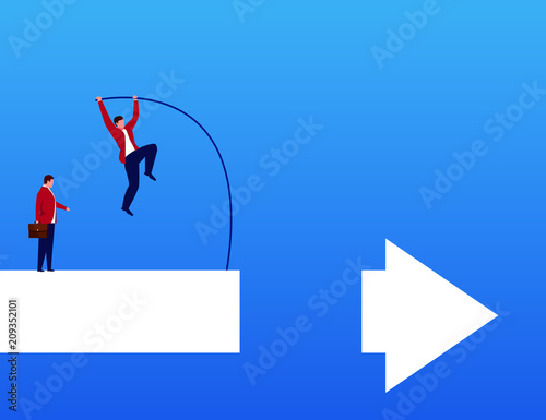 Jump to the target