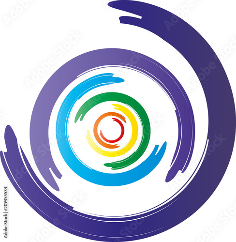 Wirbel, Energie, Esoterik, Chakra, Achtsamkeit, Meditation und Entspannung