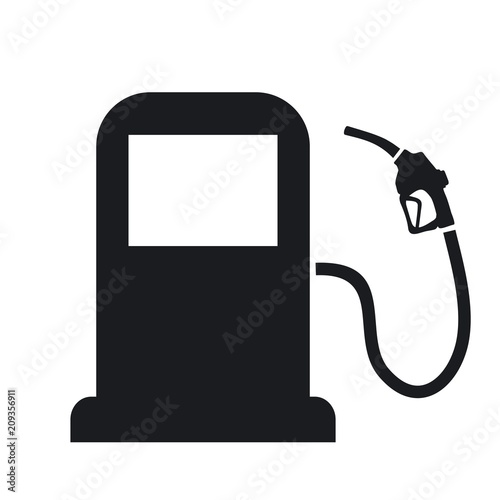 Vector illustration icon gas station