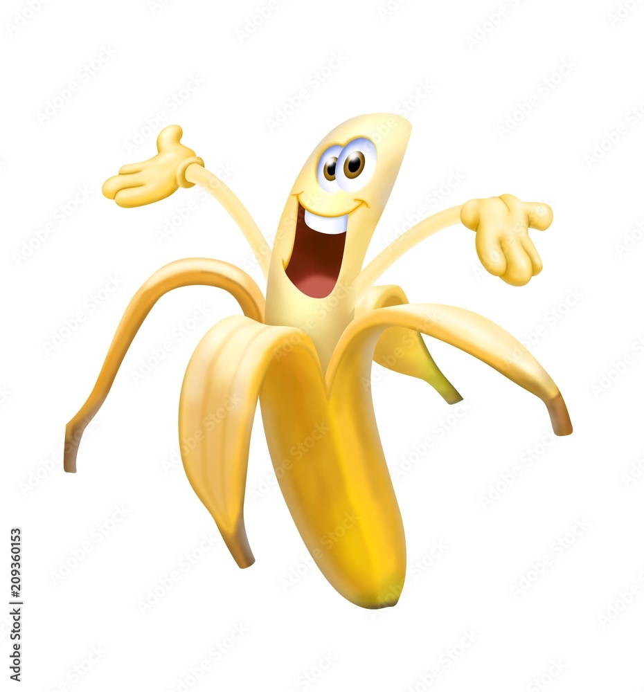 banana allegra Stock Illustration Adobe Stock