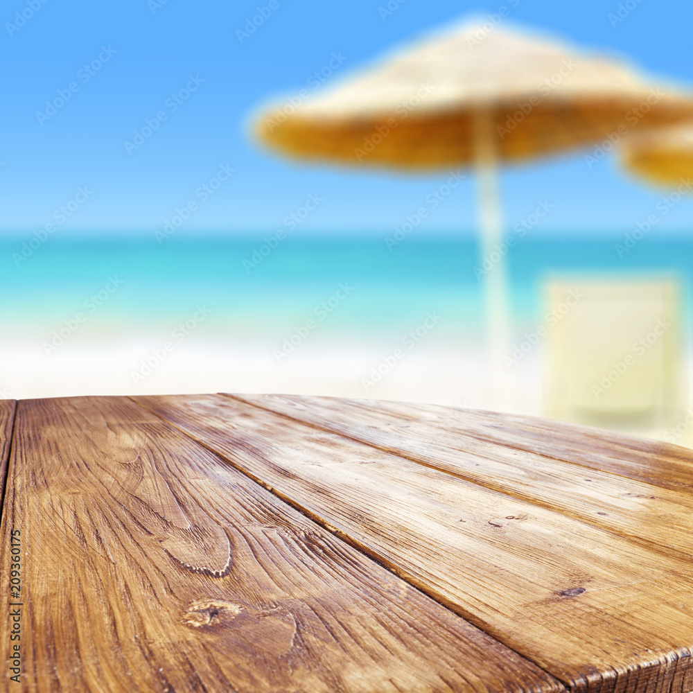table background and beach landscape table background and beach landscape