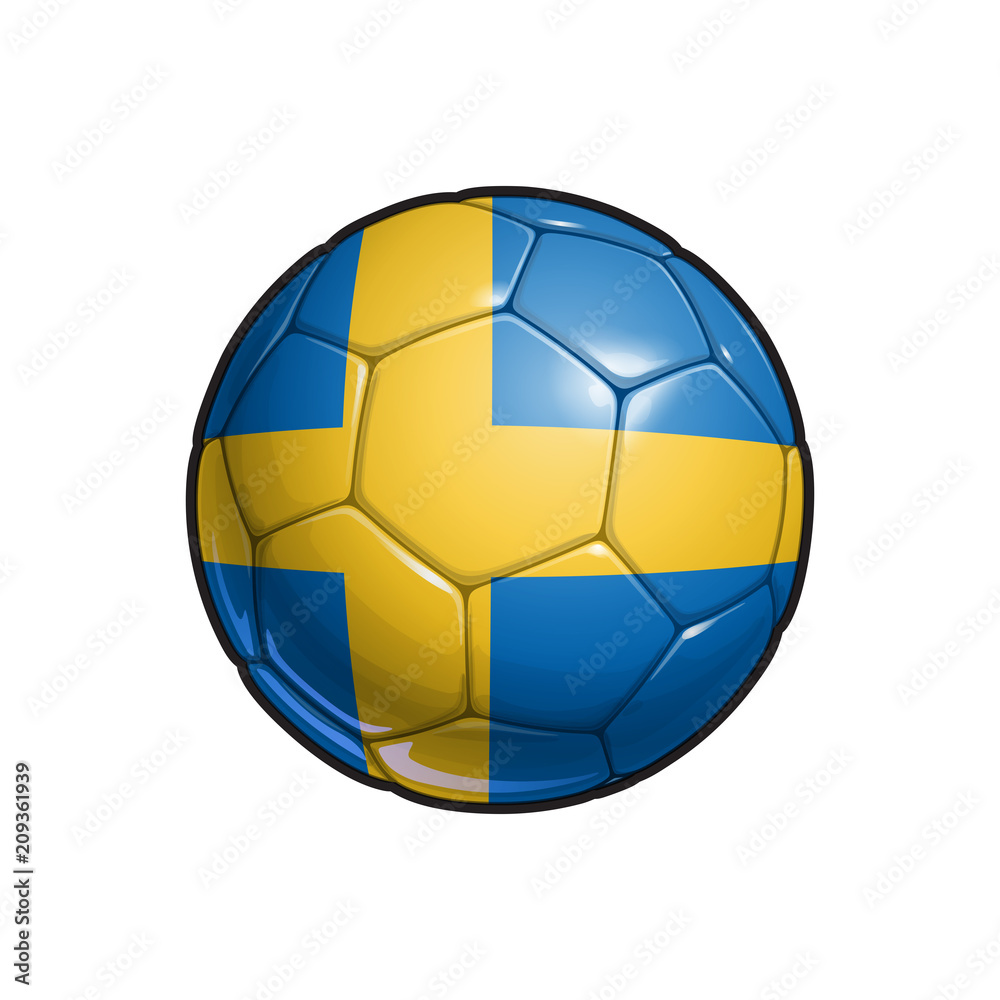 Swedish Flag Football - Soccer Ball Swedish Flag Football - Soccer Ball