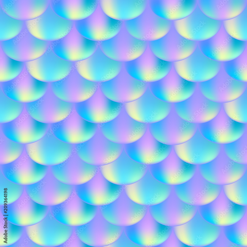 Iridescent fish scale pattern. Magic Mermaid vector seamless pattern. Vibrant mermaid vector background. Iridescent fish scale pattern. Magic Mermaid vector seamless pattern. Vibrant mermaid vector background.