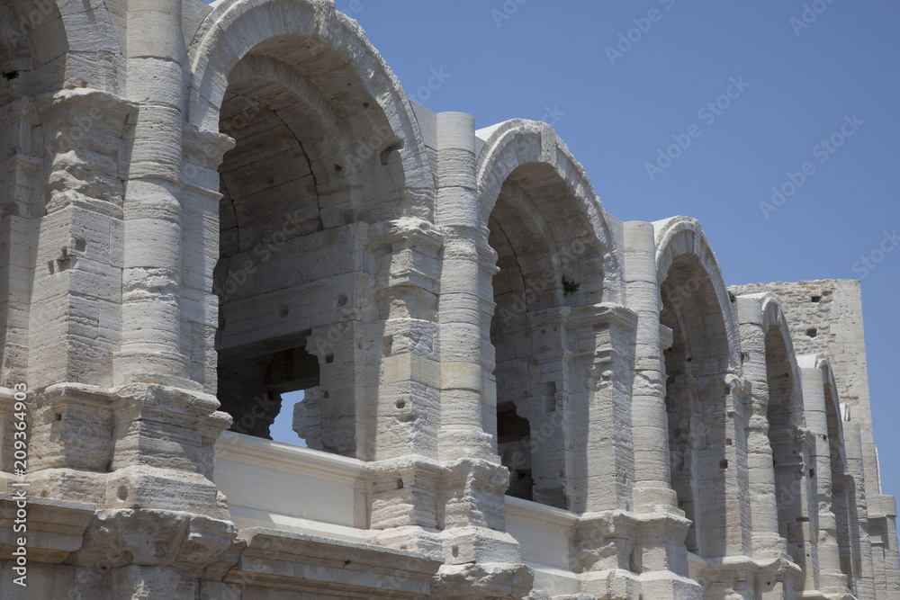 Roman arenas in Arles France