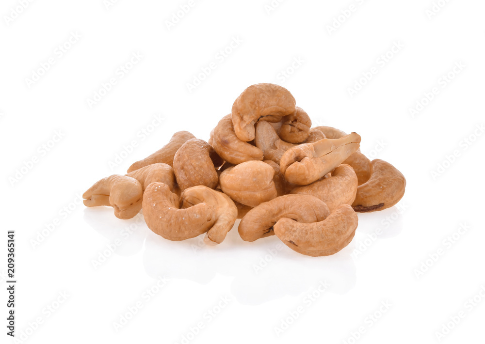 Cashew nut isolated on white background Cashew nut isolated on white background