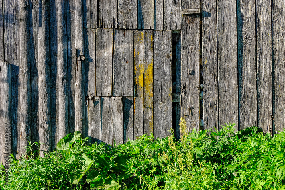 details of old wooden building wall in latvian countryside details of old wooden building wall in latvian countryside