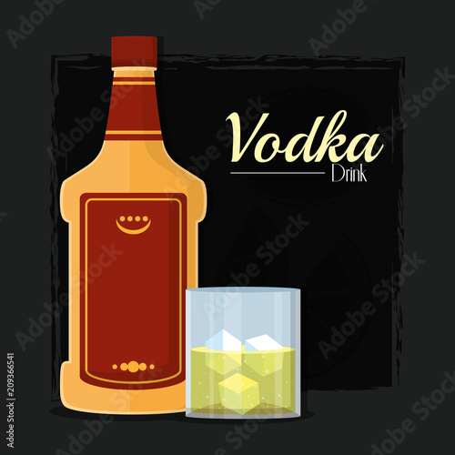 Vodka alcohol drink