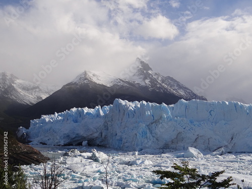 Glacier Perito Moreno, El Calafate, Santa Cruz, Patagonia/ Nahaufnahme des Gletschers Perito Moreno, Patagonien © Sahara Frost