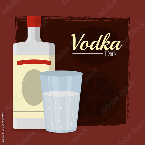 Vodka alcohol drink