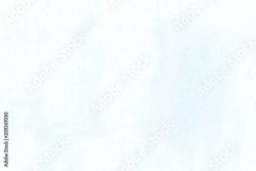 White-blue watercolor paper background drop design element for banner and print