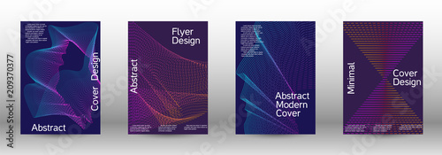 Backgrounds with gradient linear waves.