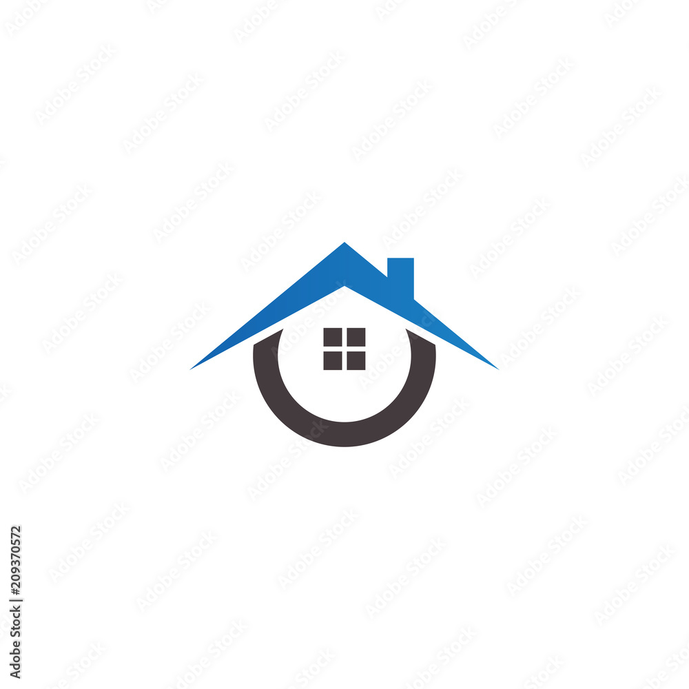 Real estate house logo icon design template Real estate house logo icon design template