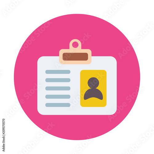 Identification Badge Icon