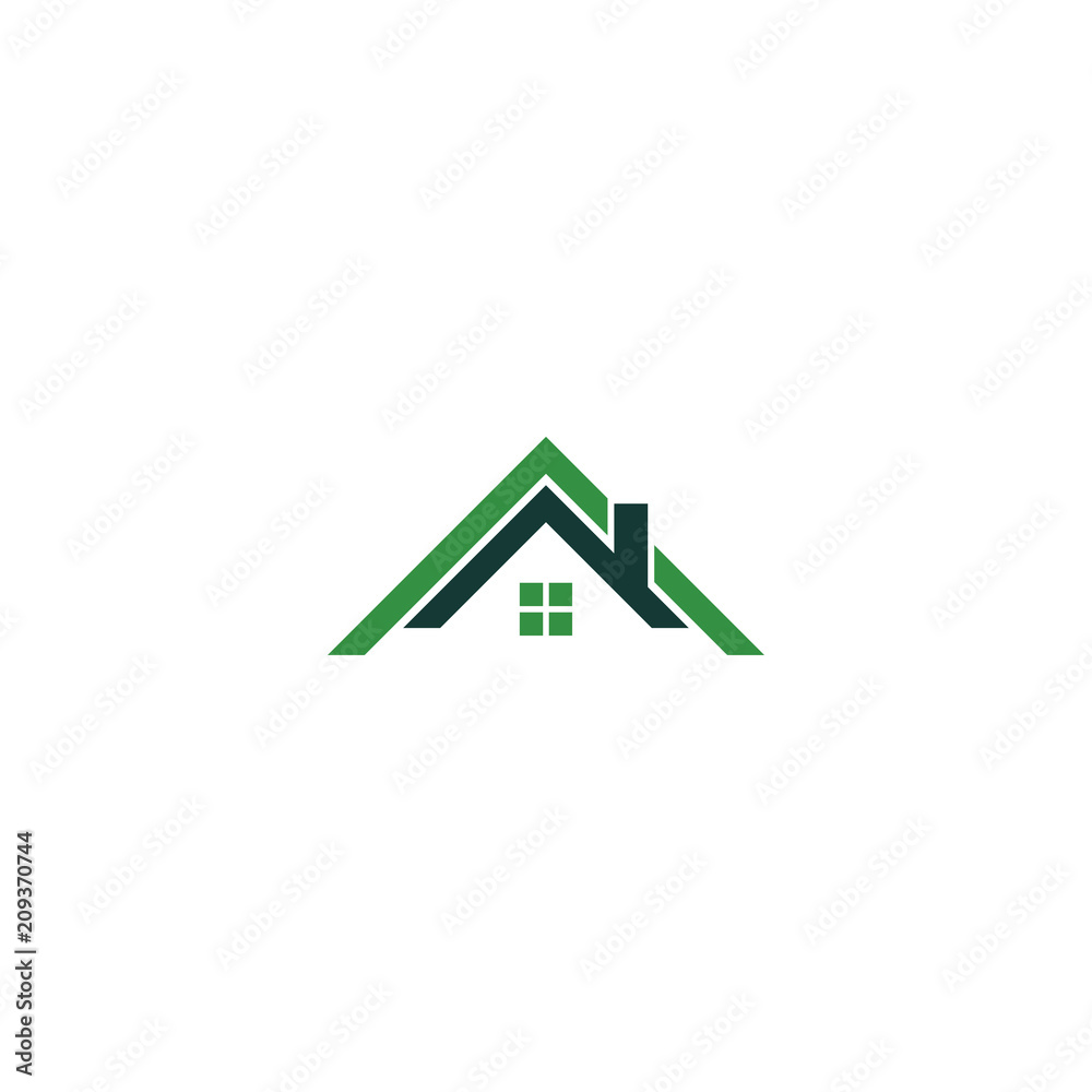 Real estate house logo icon design template Real estate house logo icon design template