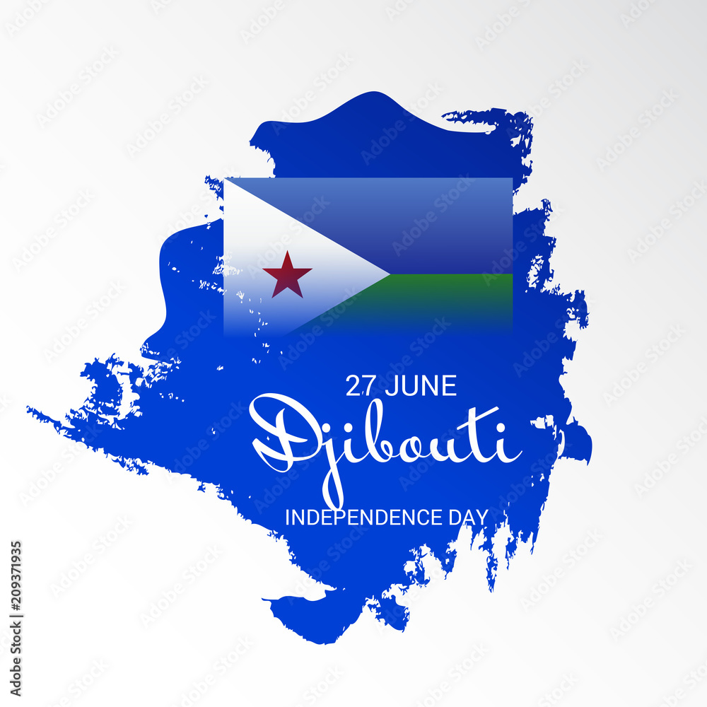 Djibouti independence day. Stock Illustration | Adobe Stock