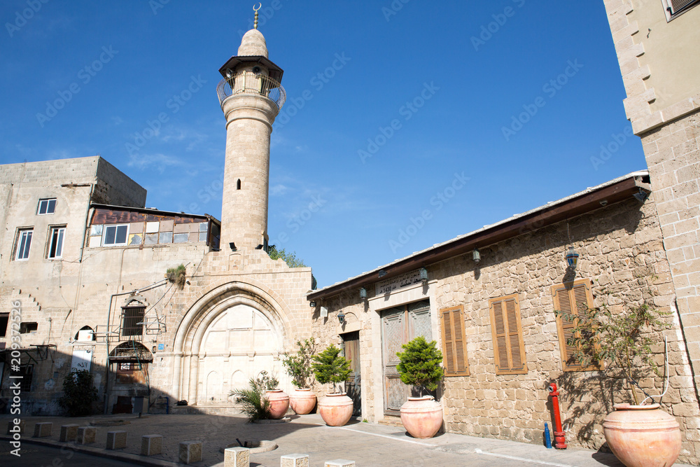 Fototapeta premium Old Market Mosque in Jaffa