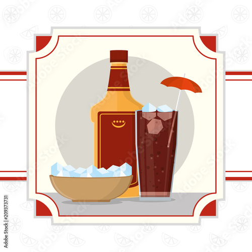 Vodka alcohol drink