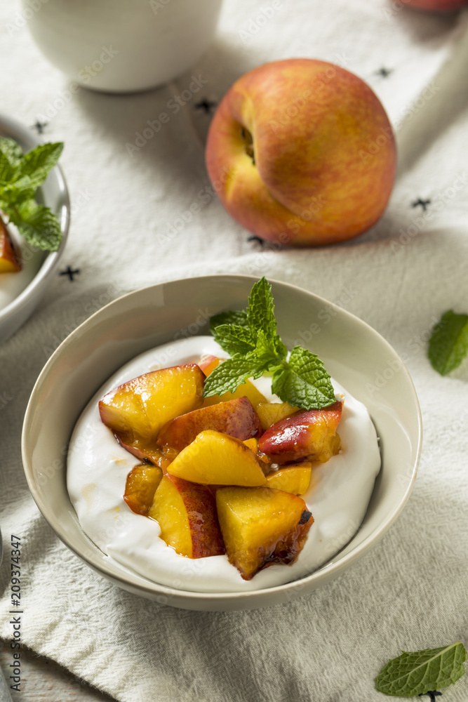 Homemade Sweet Peaches and Cream Homemade Sweet Peaches and Cream