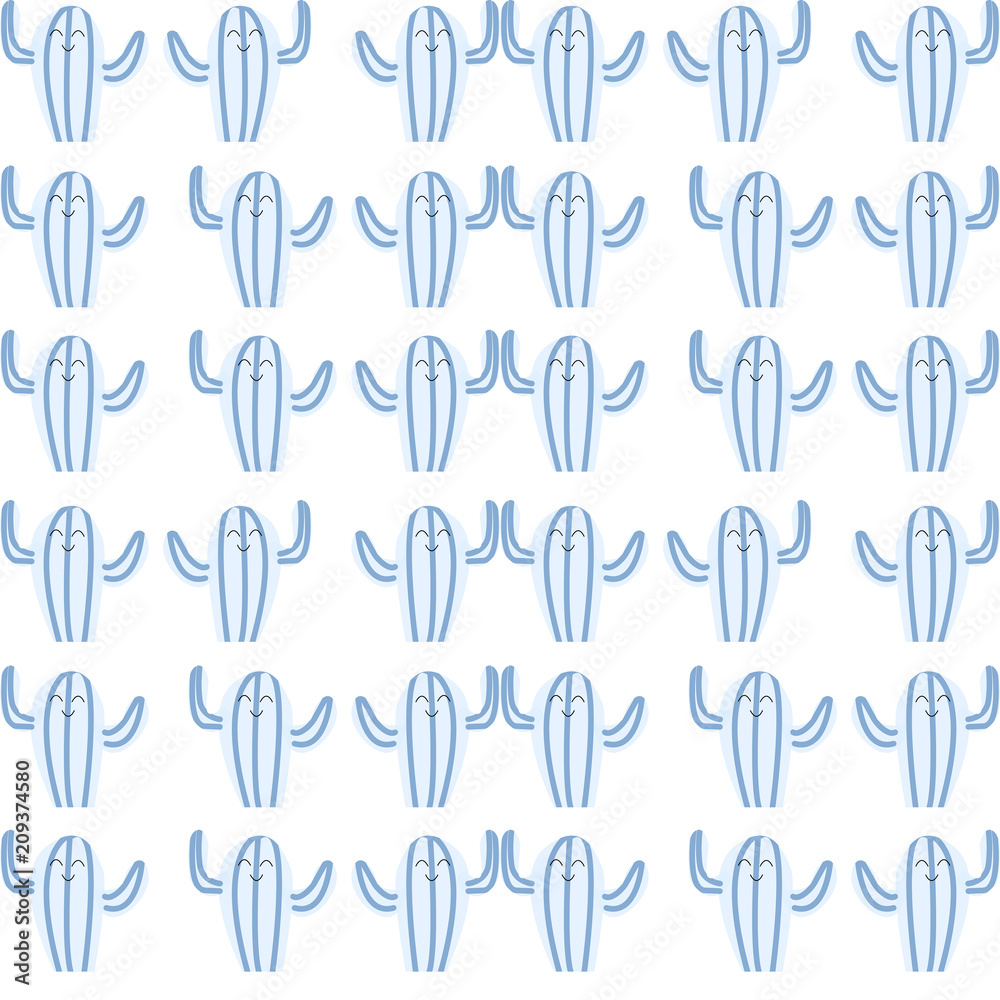 pattern con cactus kawaii pattern con cactus kawaii