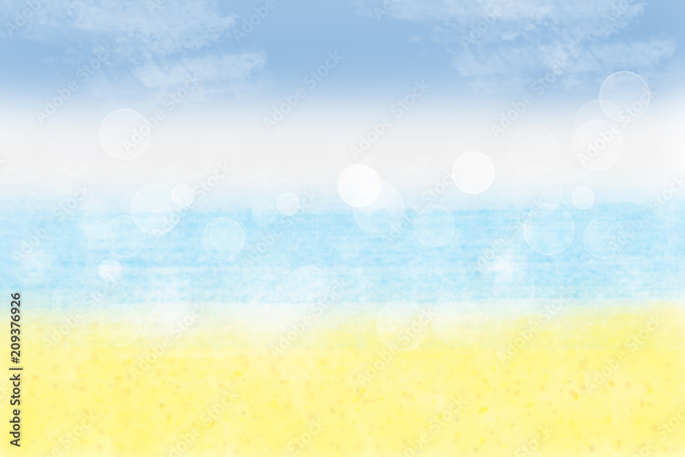 Abstract pastel colored bright summer bokeh background. Concept summer holidays. Abstract pastel colored bright summer bokeh background. Concept summer holidays.