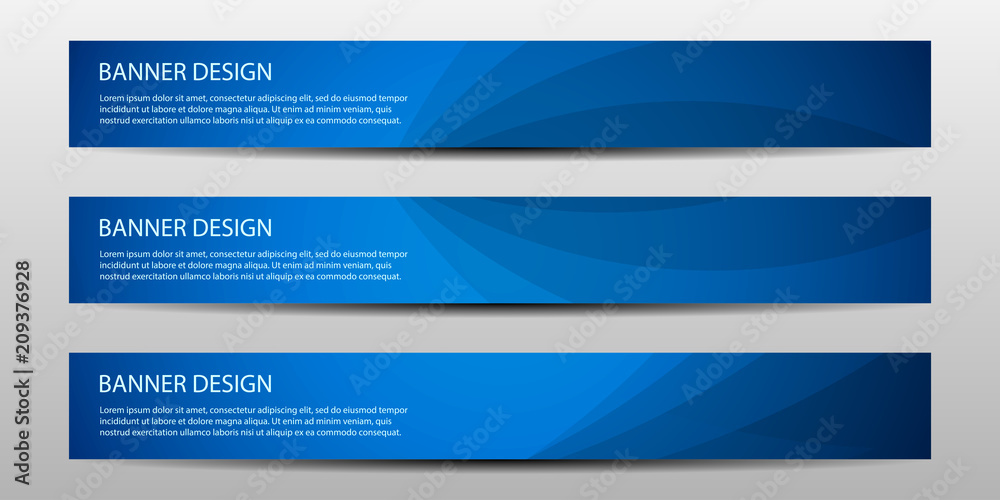 Banner with geometric abstract background. Vector illustration