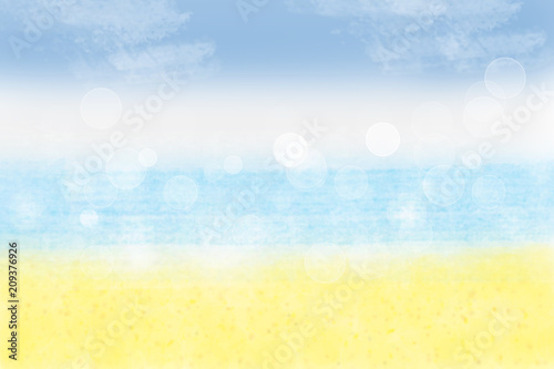 Abstract  pastel colored bright summer bokeh background. Concept summer holidays.