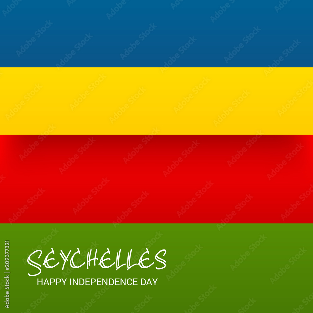 Obraz premium Seychelles Independence Day .