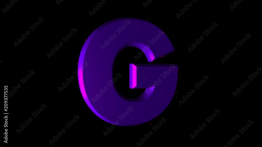Rotating Roman Letter “G”. Animated icon with alpha channel Rotating Roman Letter “G”. Animated icon with alpha channel