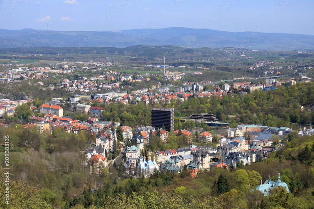 Beautiful Spa Town Karlovy Vary (Karlsbad/Carlsbad) in Bohemia (Czech Republic)