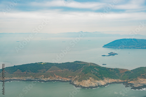Aerial view of the Daqiu Island