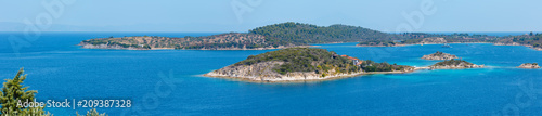 Sithonia coast panorama, Chalkidiki, Greece.