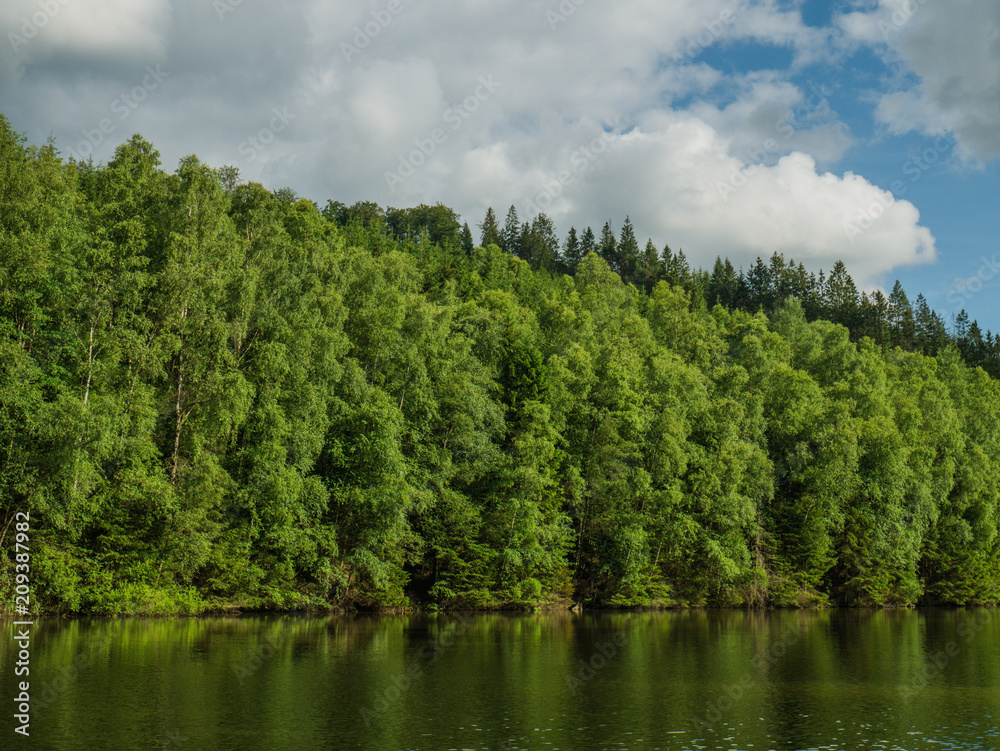 Ein Blick auf den Rösper Weiher