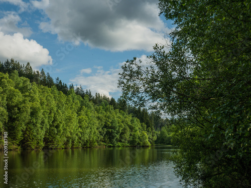 Ein Blick auf den R  sper Weiher