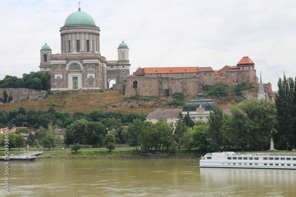 Esztergomi basilica and Danube river, Esztergom/Ostrihom, Slovakia