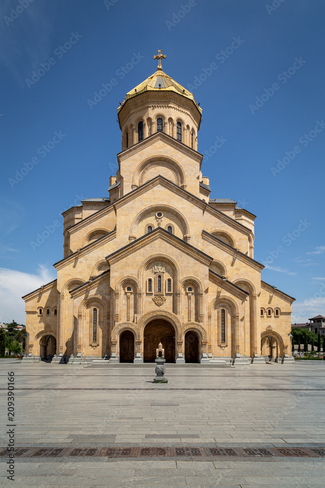 Imposing Holy Trinity Cathedral, Tbilisi, Georgia
