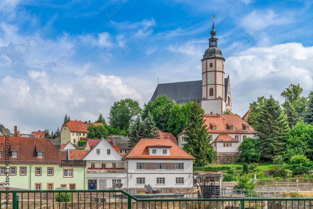 die alte Stadtkirche in Penig (Sachsen)