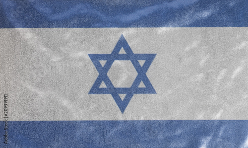 Flag of Israel  photo