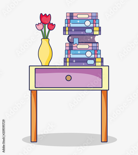 Study room interior