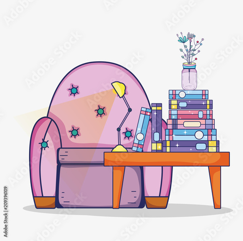 Study room interior