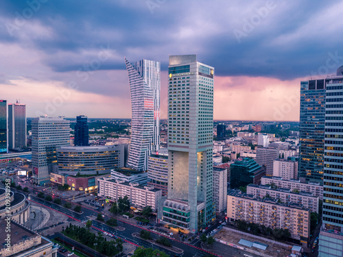 Warszawa z lotu ptaka © Aleksander