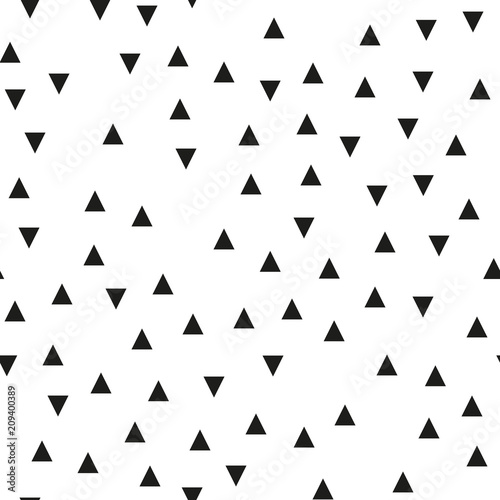 Seamless background with triangles. Modern minimalistic style. One color black on white. Geometric pattern. Free Download Seamless background with triangles. Modern minimalistic style. One color black on white. Geometric pattern. - GFXLoad