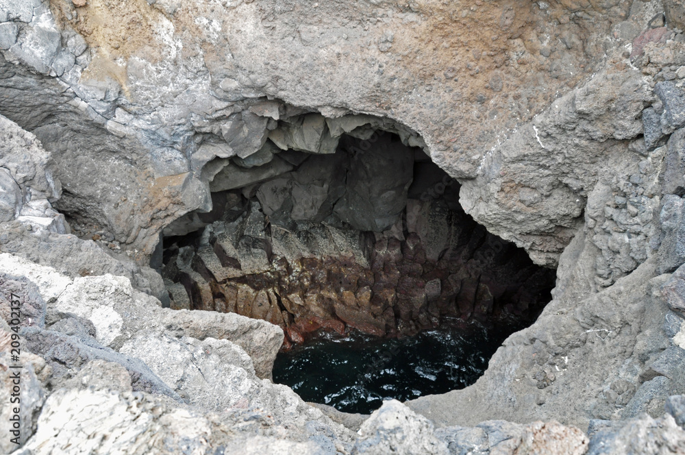 Naklejka premium Lanzarote, Los Hervideros