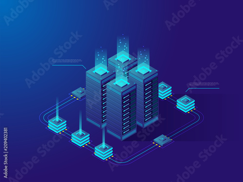 Data center or cryptocurrency market.
