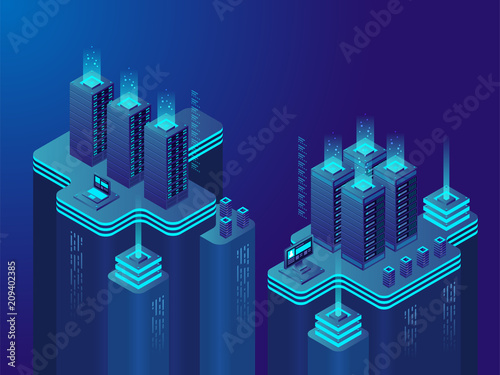 Data center or cryptocurrency market.