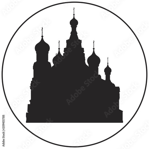 The Church of the Savior on Blood vector icon from Saint-Petersburg Russian landmark set. The Temple of the Savior on Spilled Blood was built on the site where Emperor Alexander II was fatally wounded