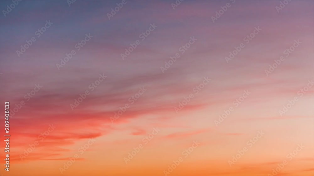 Majestic evening indian sky, comes night, no flicker.