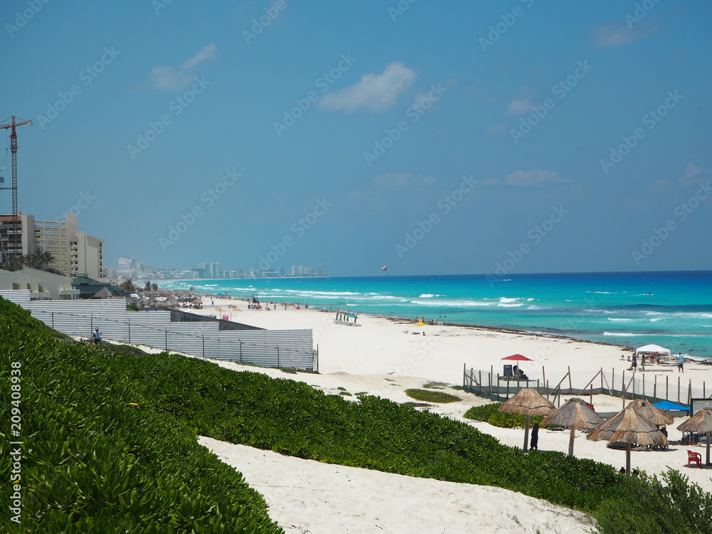 Obraz premium the Cancun beach in Mexico